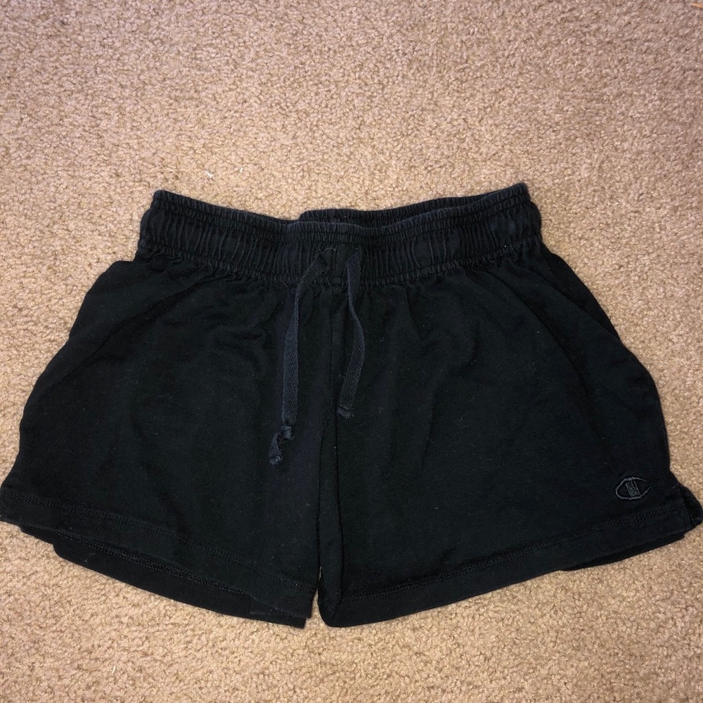Black champion shorts